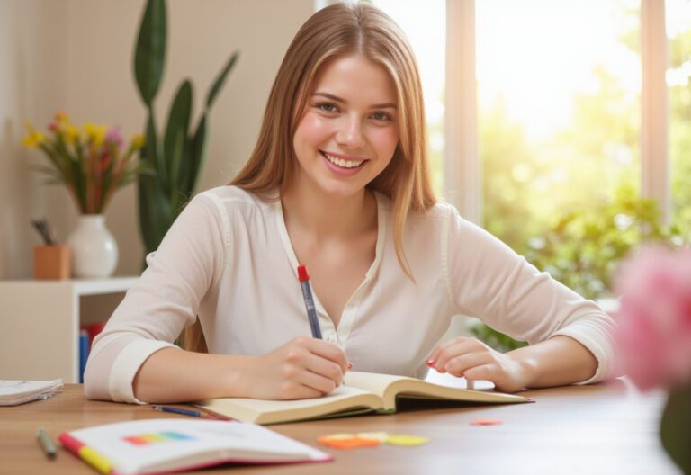 women journaling